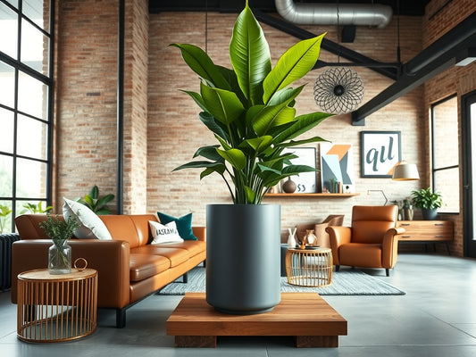 Estilo Industrial: concreto/cimento vs. polietileno cinza