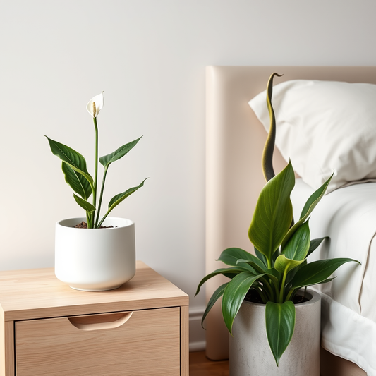 Vasos para quarto (plantas que purificam)