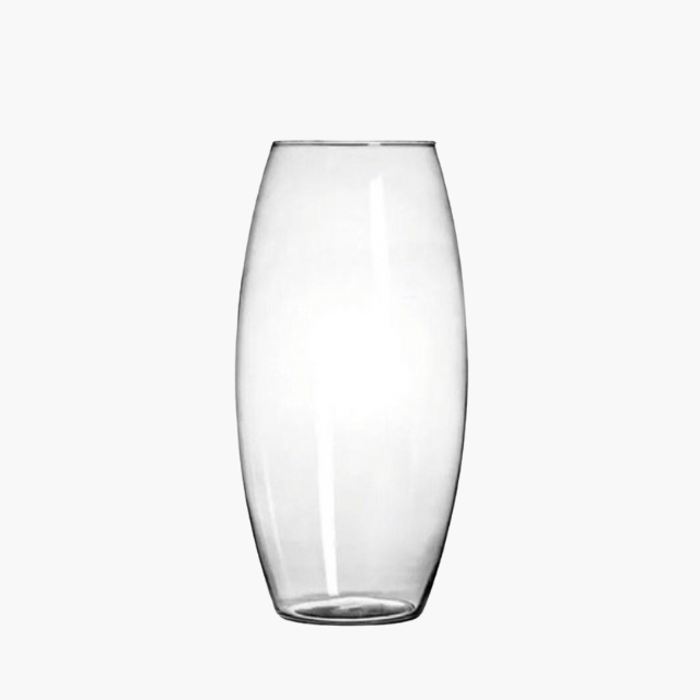 Vaso Vidro 30cm Decorativo Flores