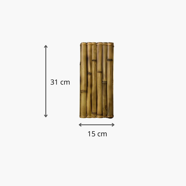 Vaso Bambu 30cm Rústico para Plantas