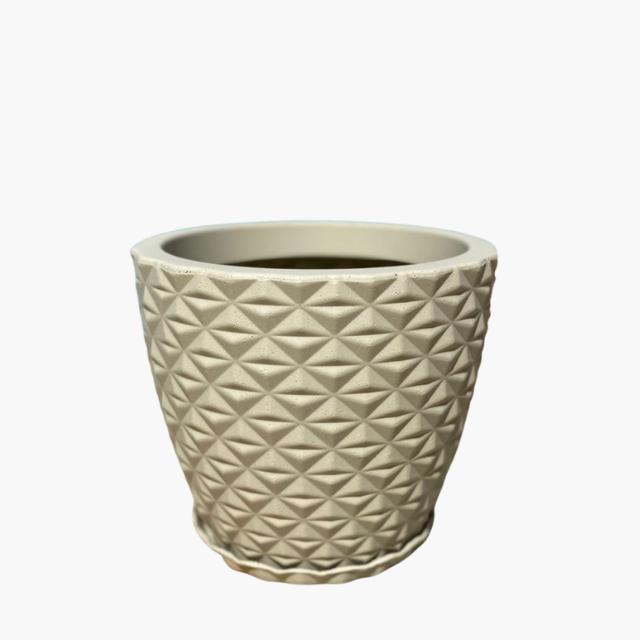 Vaso Coluna Diamante 20cm para Plantas Polietileno