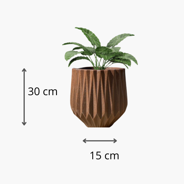 Vasos Origami 30cm Polietileno para Plantas