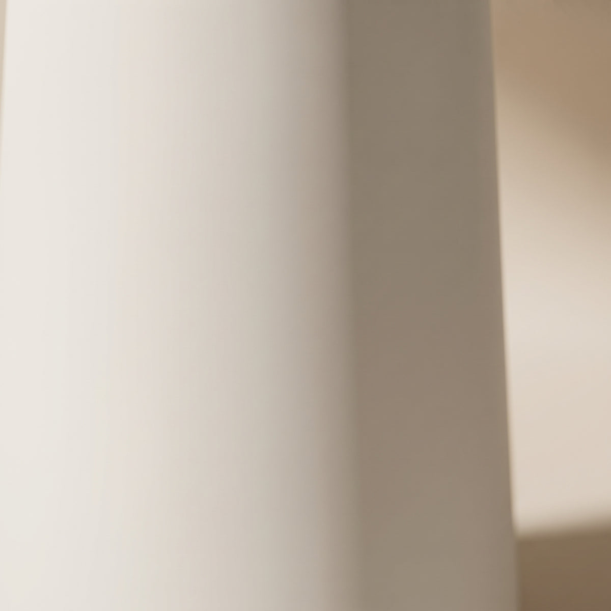 Vaso Coluna Santorini — Off-White Fosco