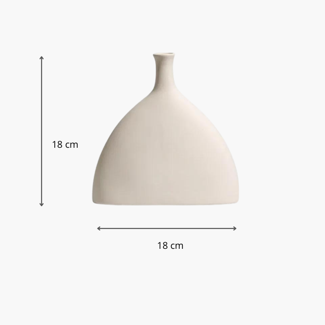Vaso Decorativo 18cm Cerâmica