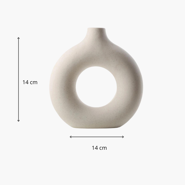 vasos nordicos,
vaso nórdico,
vaso estilo nórdico,
vaso escandinavo,
vaso cerâmica branco,
Vaso rosquinha,
Vaso donut,
vaso donnut,
vaso circular vazado