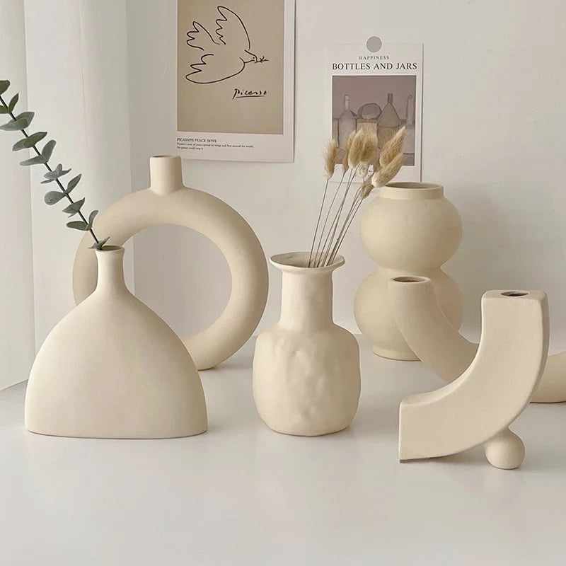 Vaso Decorativo 18cm Cerâmica