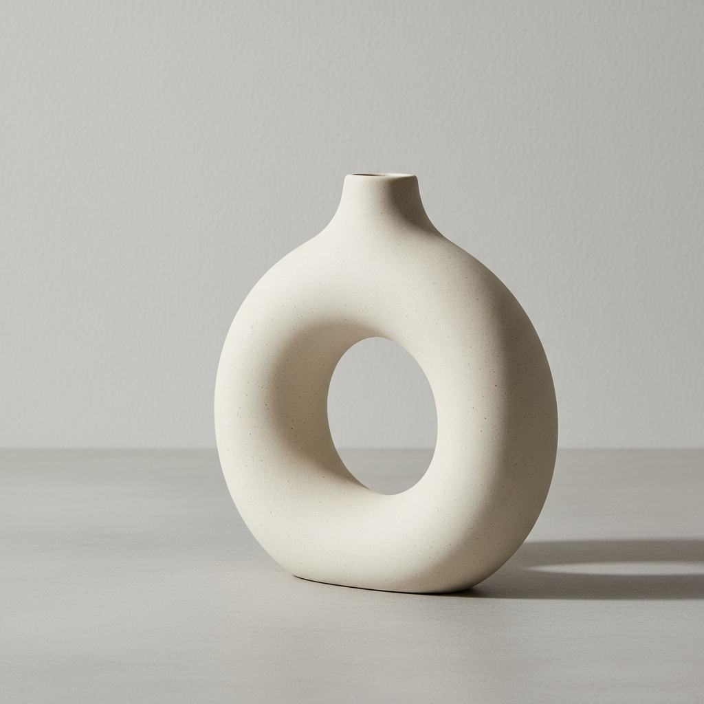 Escultura Circular Halo - Tom Areia