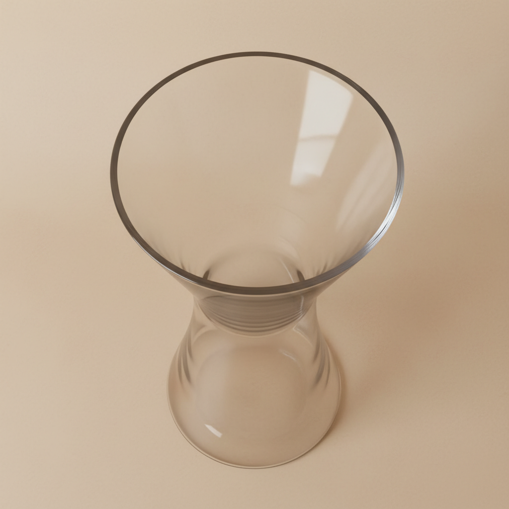 Vaso Solitário Glass — Série Fluidez