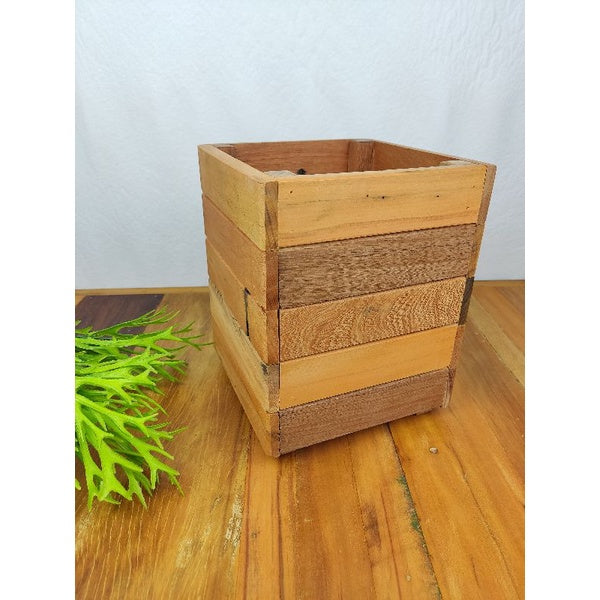 Vaso Madeira Demolição Rústico