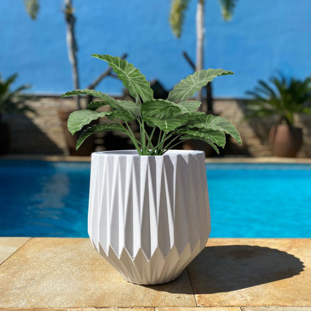 Vasos Origami 30cm Polietileno para Plantas