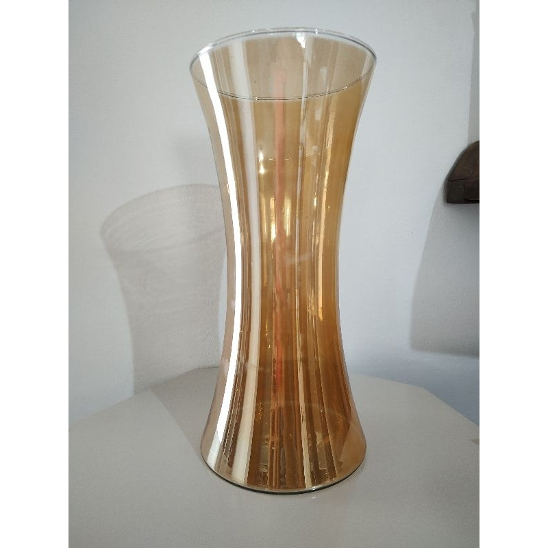 Vaso Vidro 30cm Âmbar