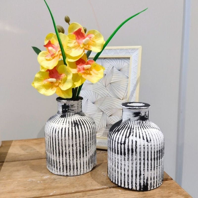 Kit 2 Vasos 10cm Gesso