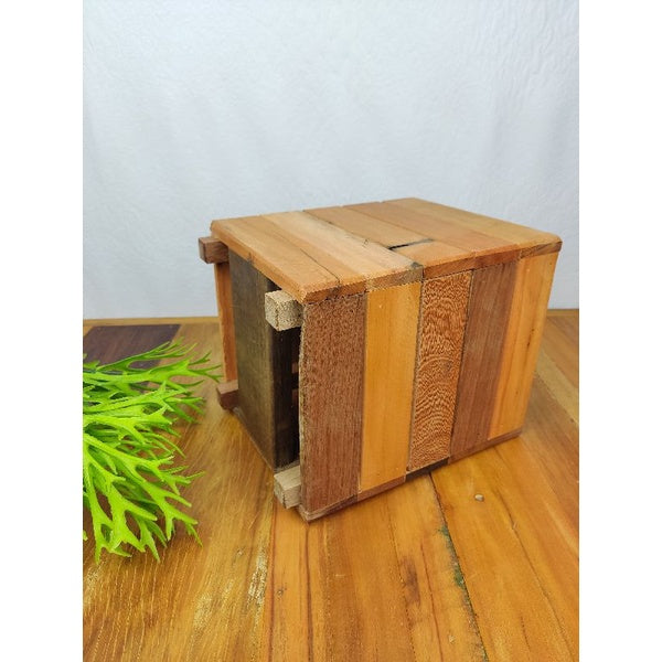 Vaso Madeira Demolição Rústico