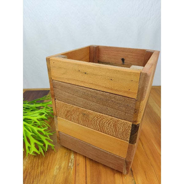 Vaso Madeira Demolição Rústico