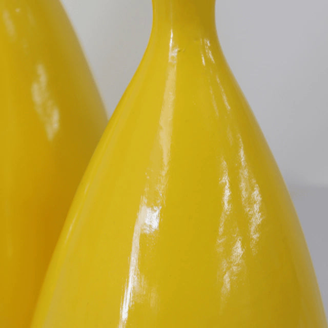 Dupla de Vasos de Cerâmica Oval