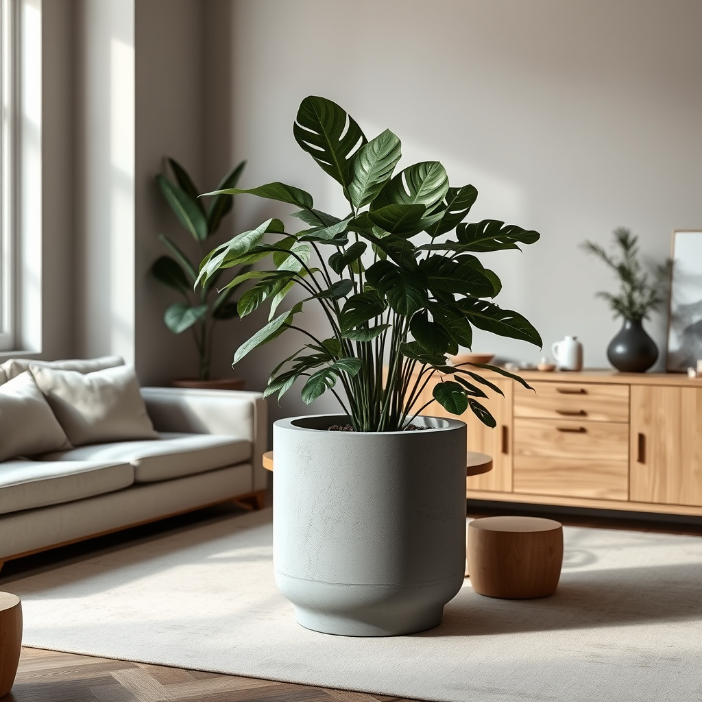 Vaso de Cimento para Plantas | Estética Industrial com Sofisticação | Vasorama