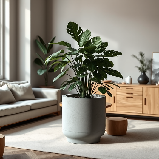 Vaso de Cimento para Plantas | Estética Industrial com Sofisticação | Vasorama