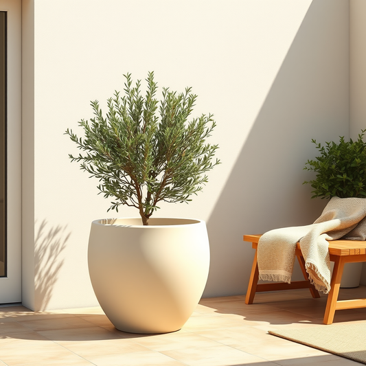 Vasos para áreas com sol pleno