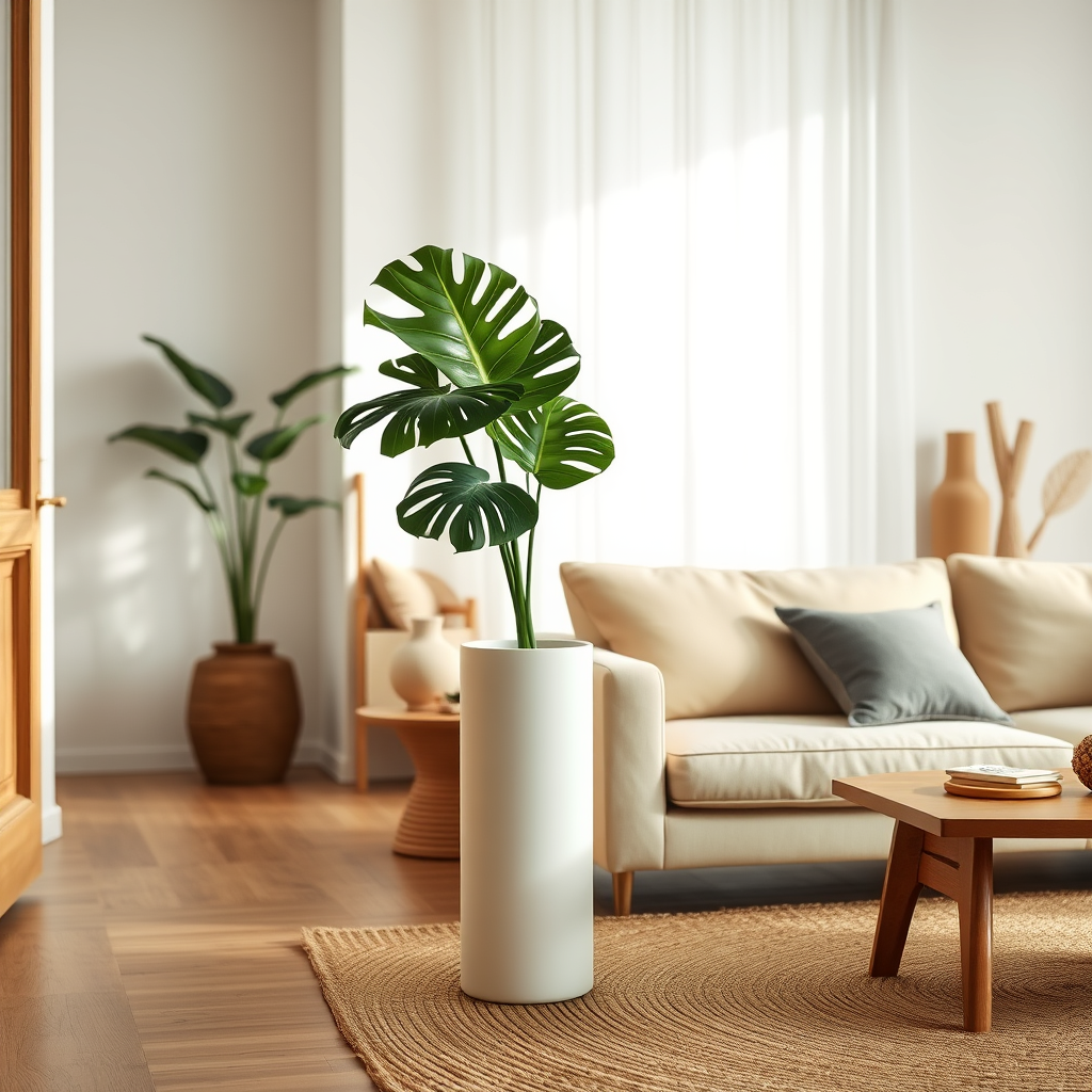 Vasos de chão para sala: como acertar na altura, proporção e estilo