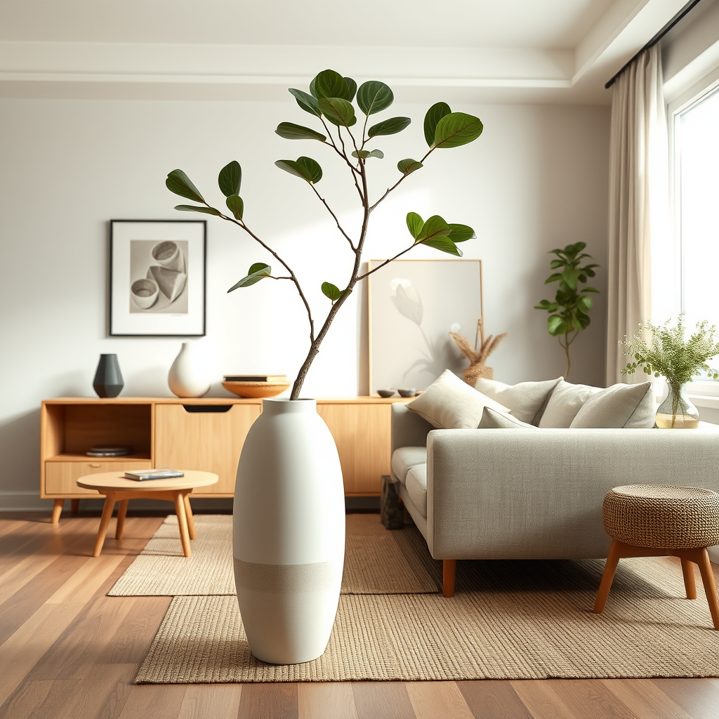 Vasos decorativos na sala: proporções, estilos e composições que transformam