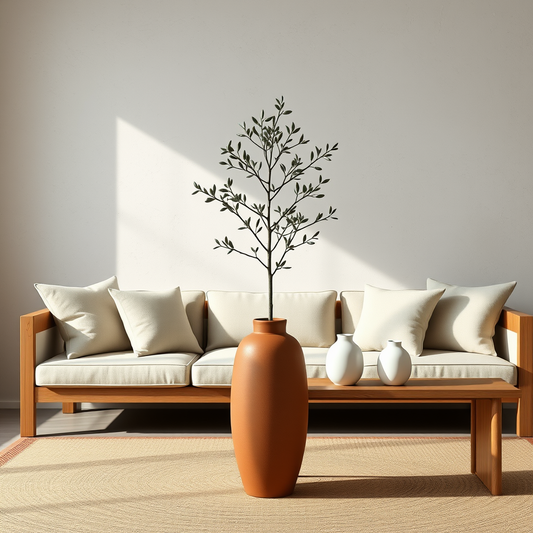 Estilo japandi 2026: como escolher vasos para este trend