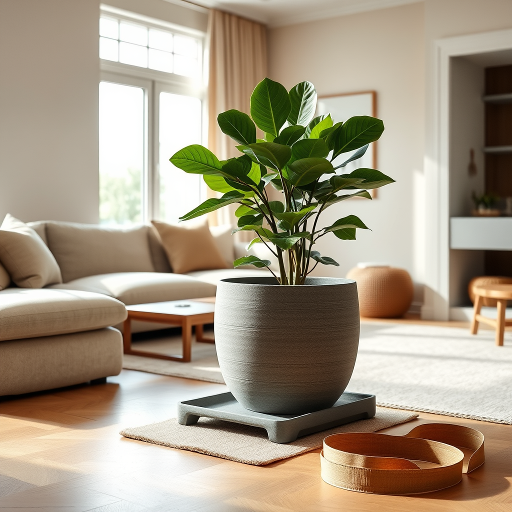 Como transportar vaso grande sem quebrar planta ou vaso