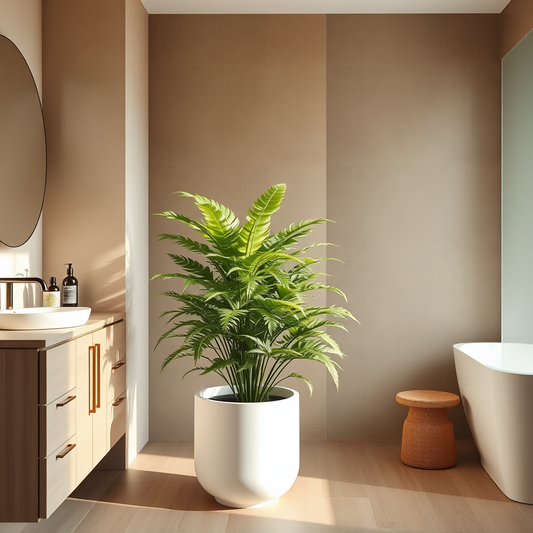 Plantas para banheiro (com vapor) + vasos que resistem