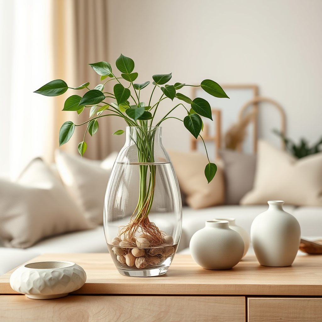 Vaso transparente: quando usar e quais plantas combinam