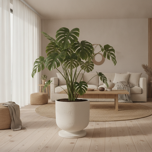 Vaso Ideal para Monstera Deliciosa: Como Escolher o Diâmetro Certo