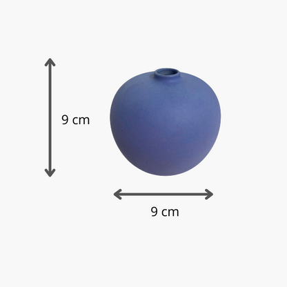 Vaso Decorativo 15cm Azul