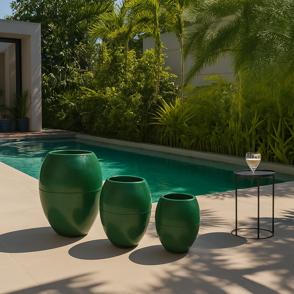 Kit 3 Vasos Polietileno para Plantas (Compre 1 Leve 3)