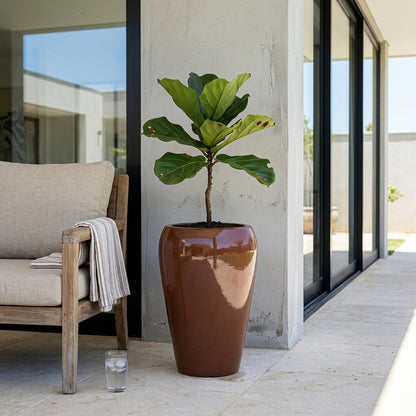 Vaso Coluna Espresso - Acabamento Vitrificado