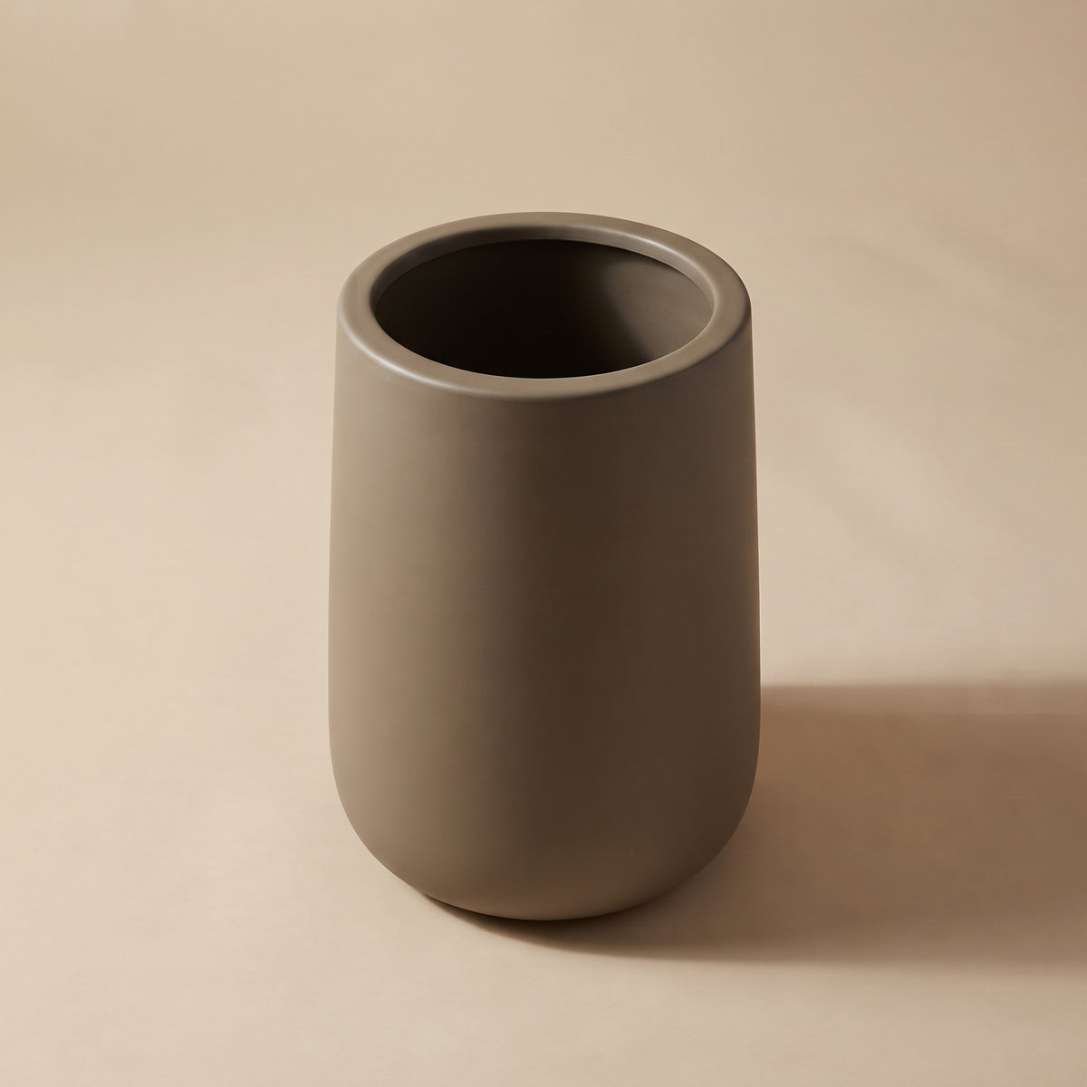 Vaso Bojudo Sienna — Taupe Liso