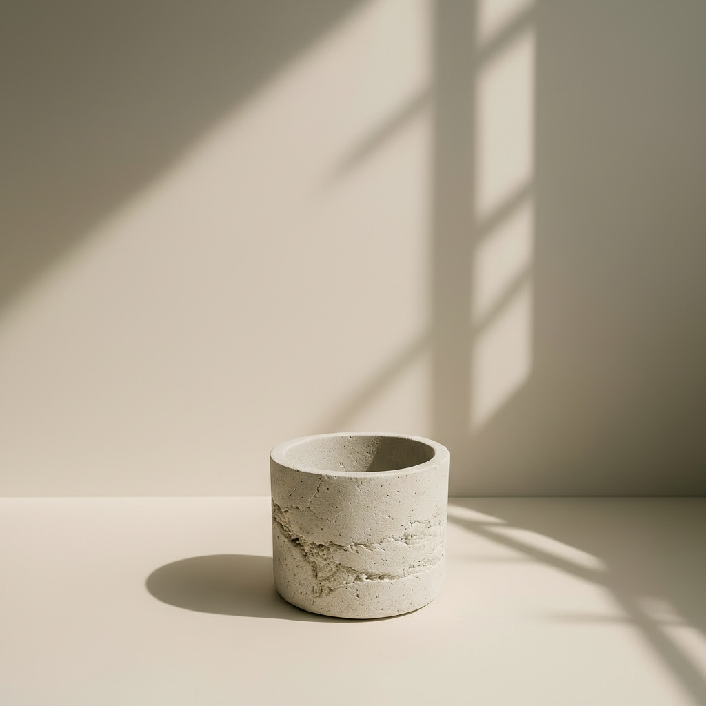 Vaso Bruto Mineral - Série Fragmentos