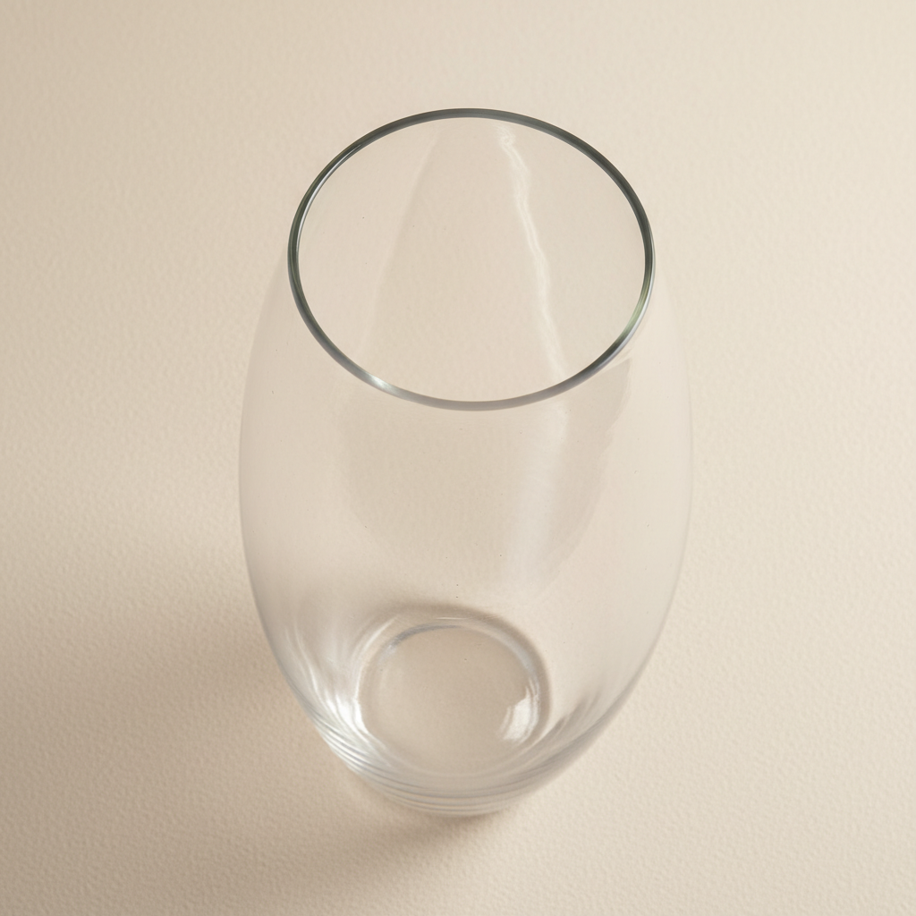 Vaso Cocoon Glass — Série Fluidez