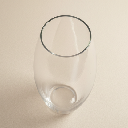 Vaso Cocoon Glass — Série Fluidez