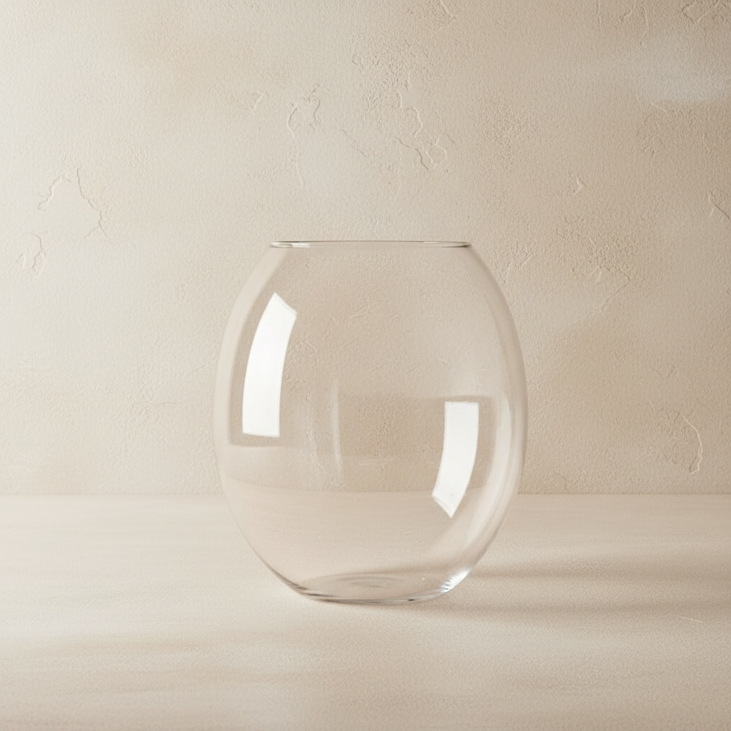Vaso Barrica Glass — Série Fluidez