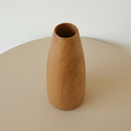 Vaso de Madeira Maciça Aris — Série Natureza
