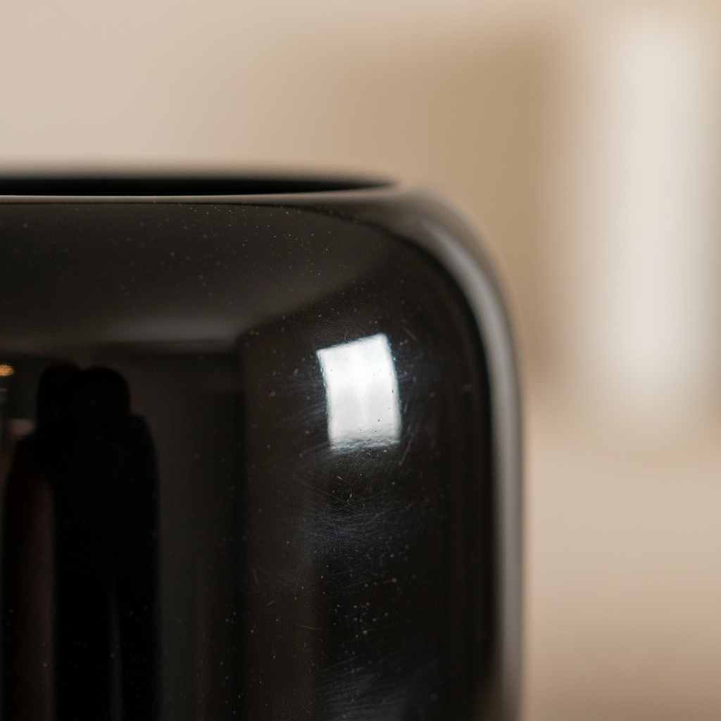 Vaso Coluna Obsidian