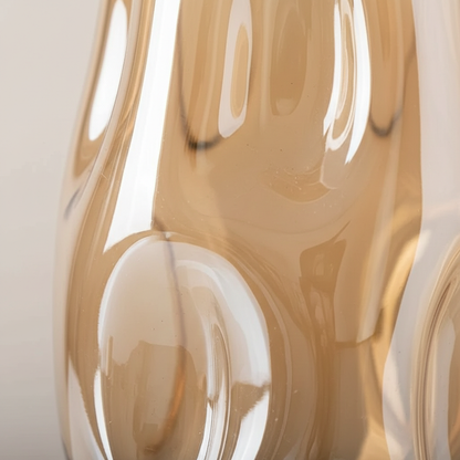 Vaso Escultural Orgânico Amber — Série Fluidez