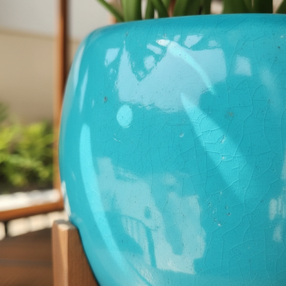 Cachepot Aura Tripod — Série Porcelana