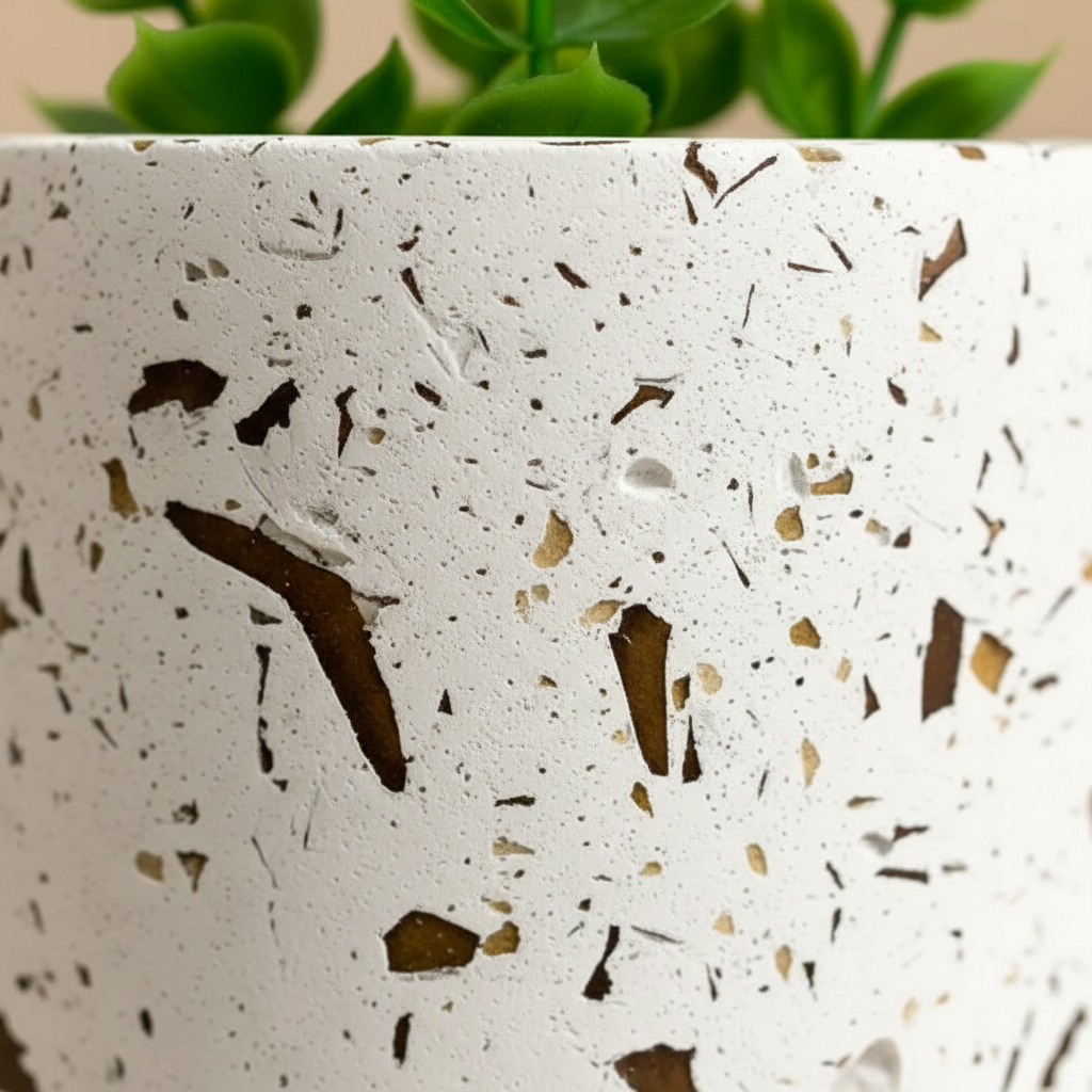 Mini Cachepot Fragmento — Série Mineral