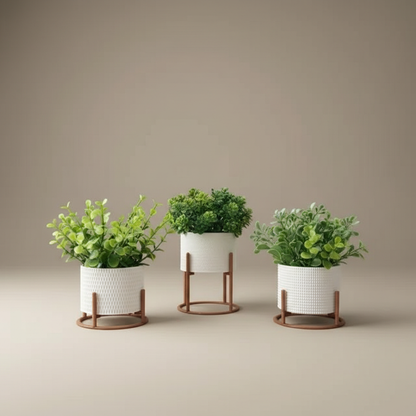 Set Trio Nordic - Com Suporte Rose Gold