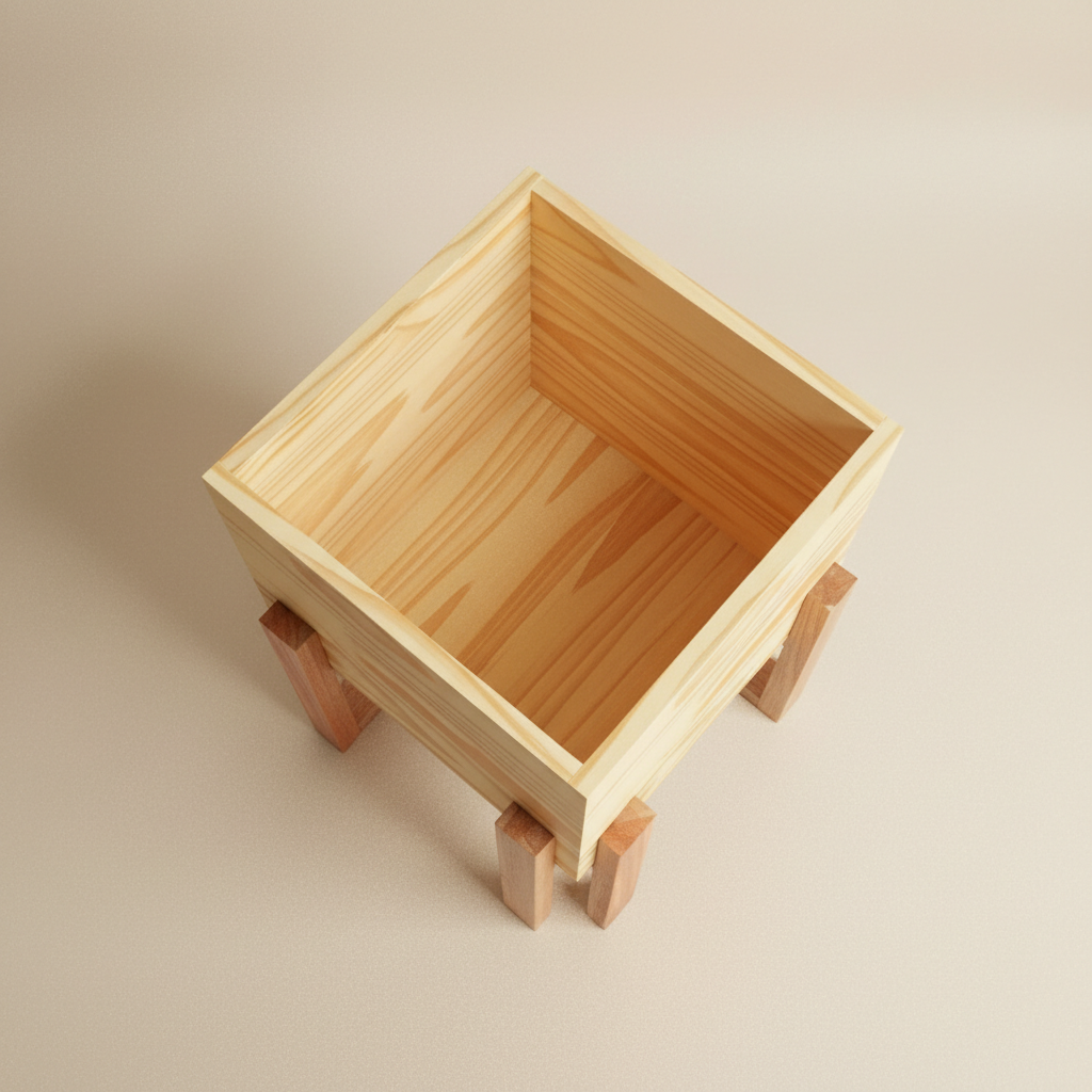 Cachepot Loft Wood — Série Natureza