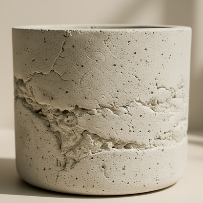 Vaso Bruto Mineral - Série Fragmentos