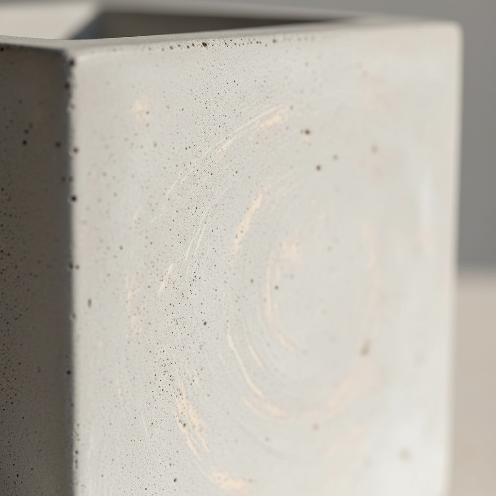 Vaso Cubo Urban Grey — Série Mineral