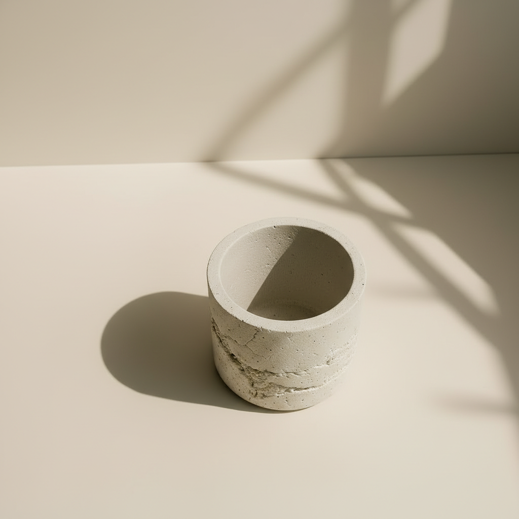 Vaso Bruto Mineral - Série Fragmentos