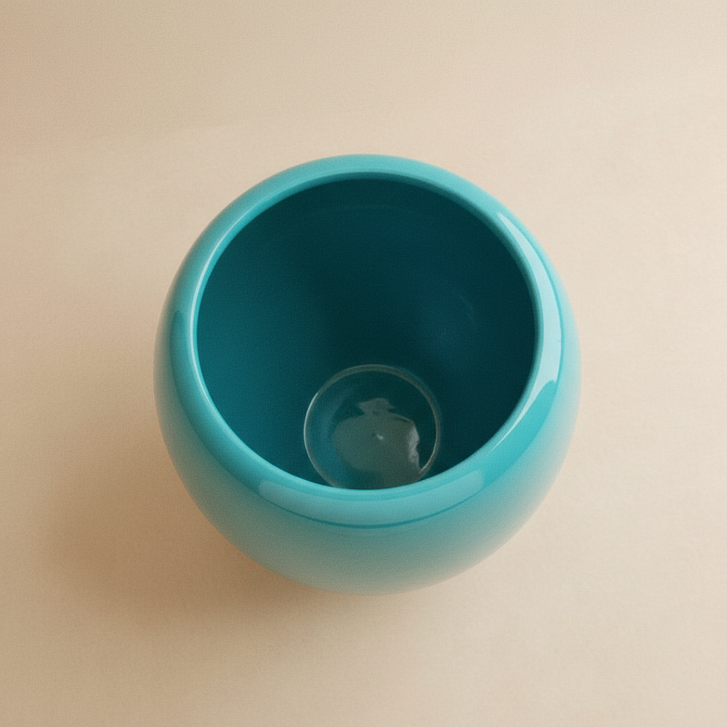 Cachepot Aura Tripod — Série Porcelana