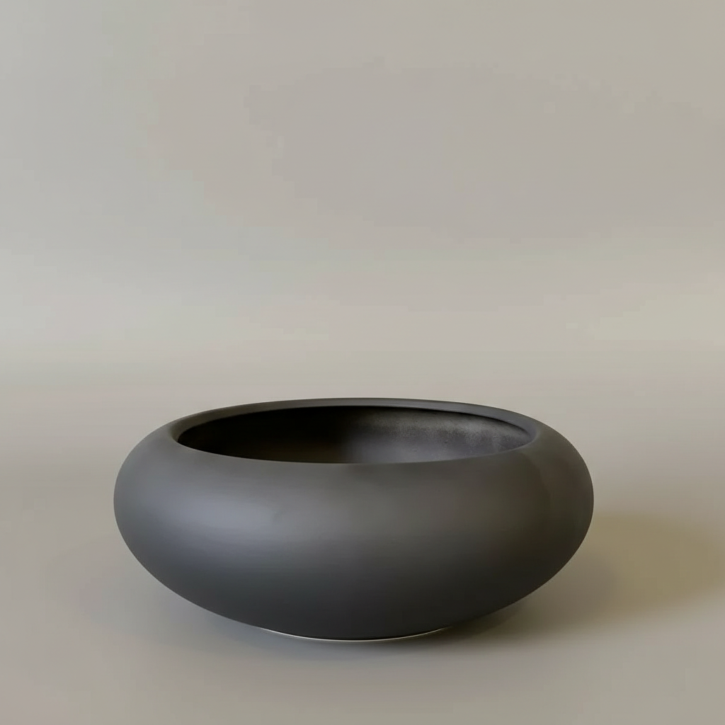 Centro de Mesa Ikebana Noir — Série Zen