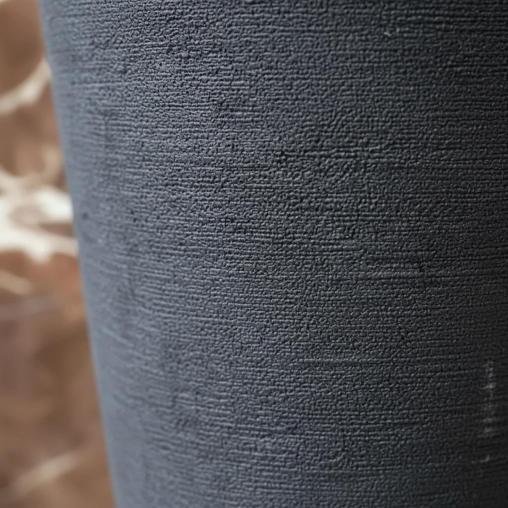 Vaso Cônico Vulcano - Textura Grafite